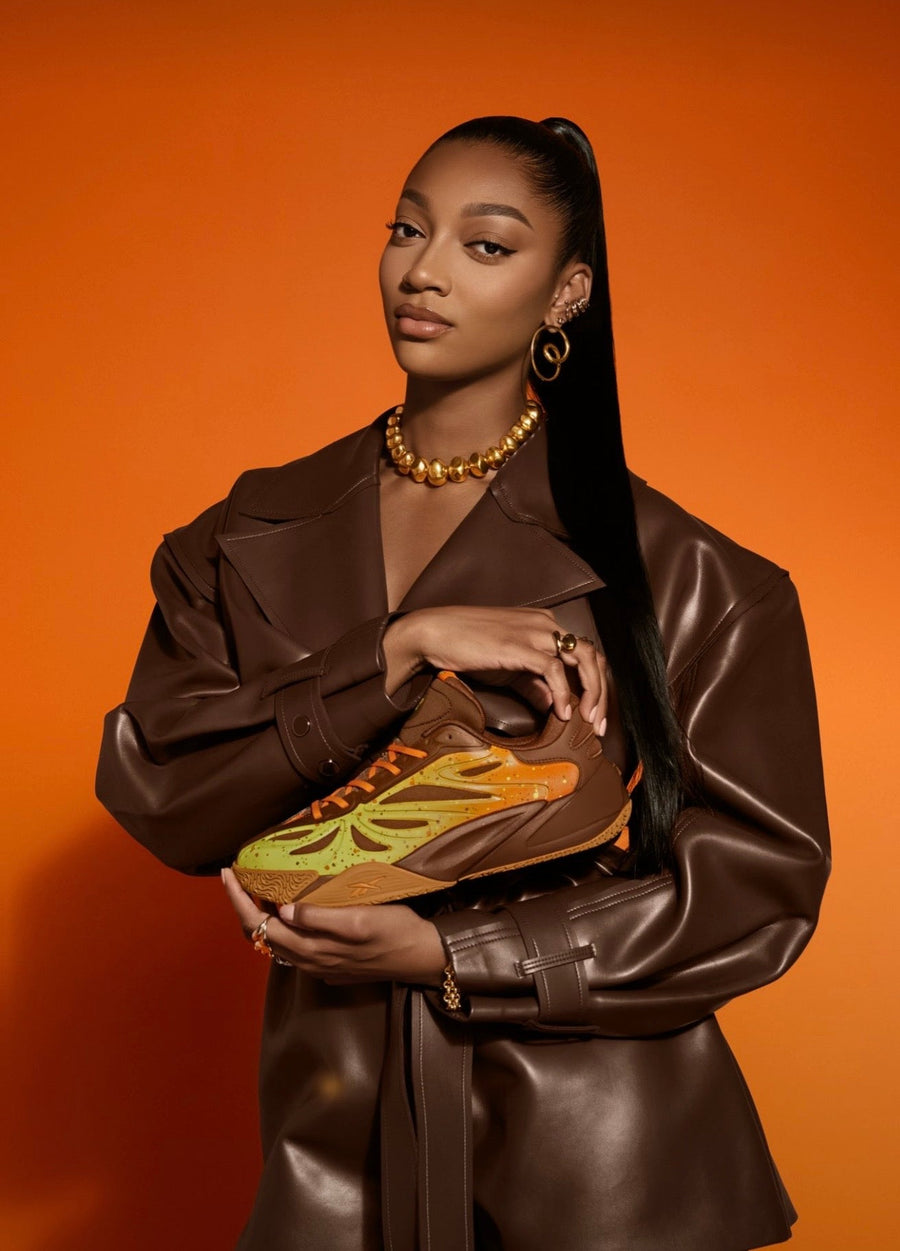 ANGEL REESE & REESES PIECES AND REEBOK COLLABORATE