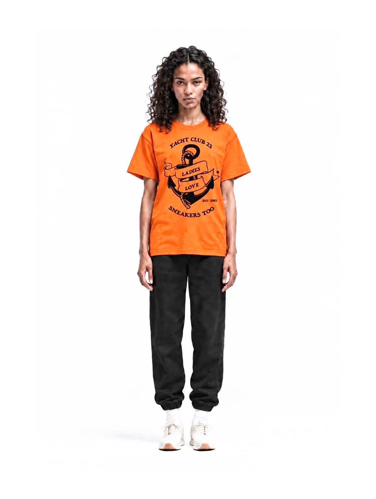LLST™ "Yacht Club 23" Tee — Orange & Black