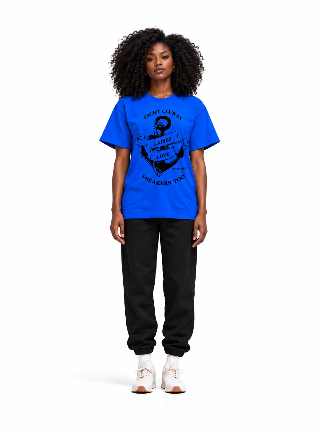 LLST™ "Yacht Club 23" Tee — Blue & Black