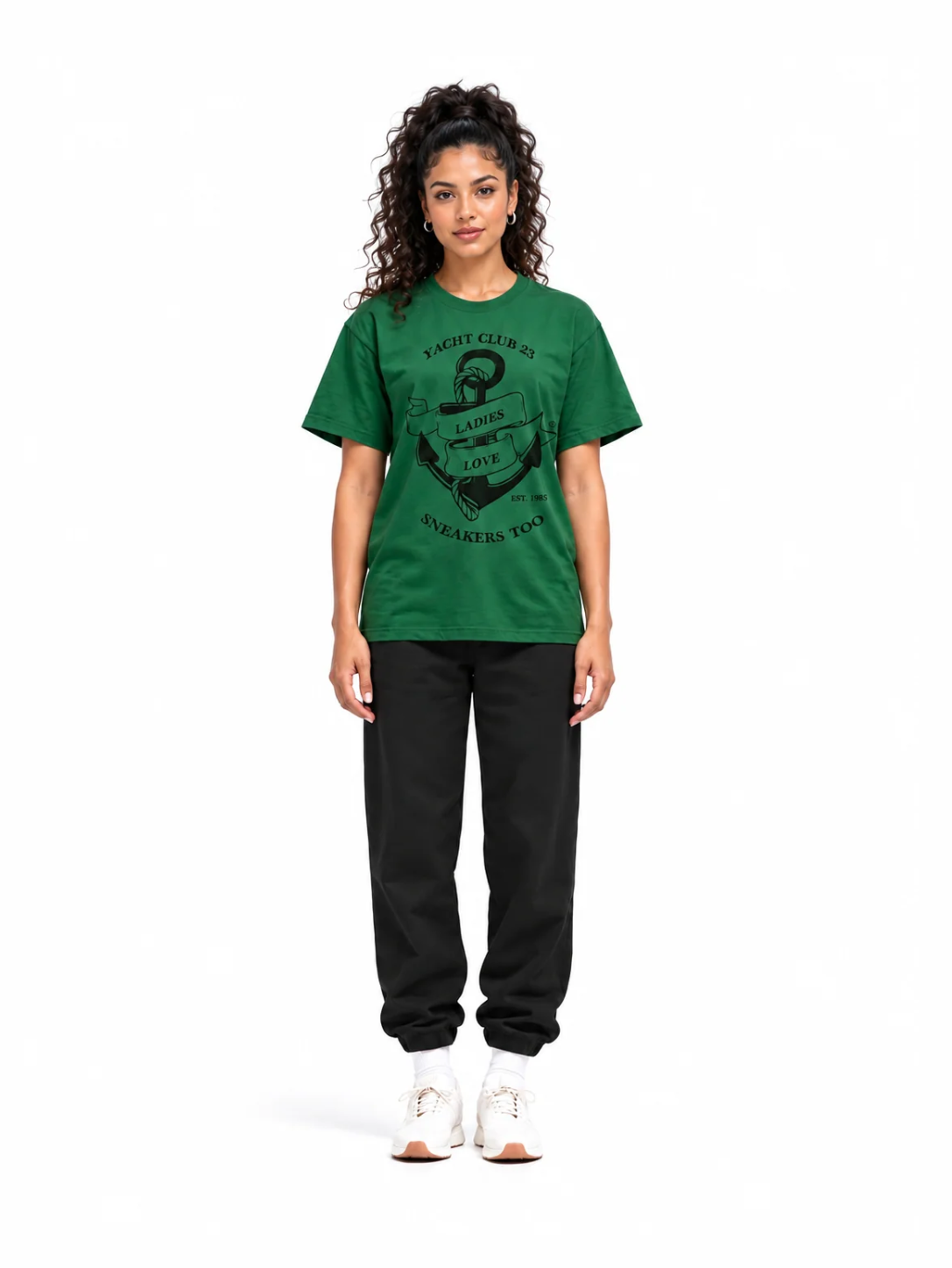 LLST™ "Yacht Club 23" Tee — Green & Black