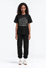Load image into Gallery viewer, LLST™ "Fire" Tee — Black/White