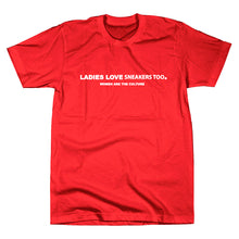 Load image into Gallery viewer, *LADIES LOVE SNEAKERS TOO™ "FLAGSHIP" T-Shirt