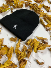 Load image into Gallery viewer, Stacksandkicks™ "SK" Black and White Beanie