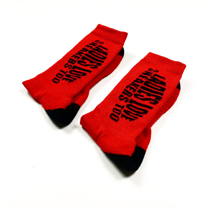 LADIES "Bred"  Socks