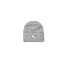 Load image into Gallery viewer, Stacksandkicks™ "SK" Grey and White Beanie
