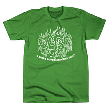 Load image into Gallery viewer, *LADIES LOVE SNEAKERS TOO™ FIRE" T-Shirt