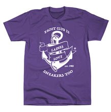 Load image into Gallery viewer, *LADIES LOVE SNEAKERS TOO™ "Yacht Club 23" T-SHIRT