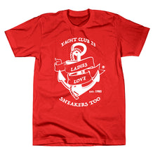 Load image into Gallery viewer, *LADIES LOVE SNEAKERS TOO™ "Yacht Club 23" T-SHIRT